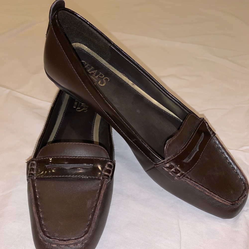 women’s chaps loafers (size 7.5), leather